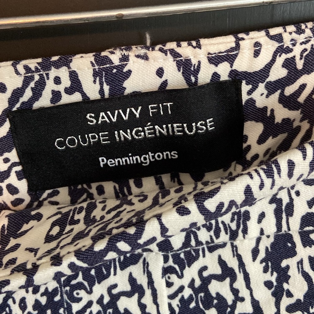 26W Pennington’s Savvy Fit Paisley Printed Pull On Pant - Picture 4 of 9